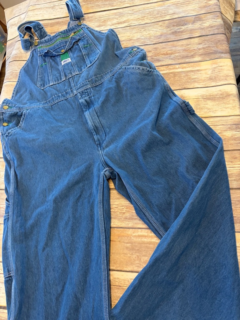 Liberty Denim Work Overalls 42x30 Unisex Straight Leg Casual Retro Grandpacore